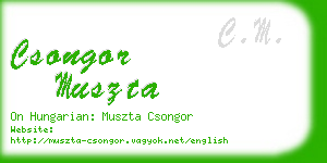 csongor muszta business card